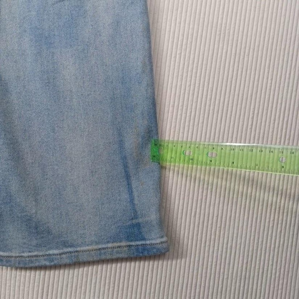 Blue Savvy Jeans Womens 18 Blue Light Wash Mid Rise Straight Leg Stretch Denim - Picture 6 of 13